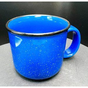 Marlboro Advertising Ceramic Mug Coffee Tea Blue Speckled Collector Gift Men